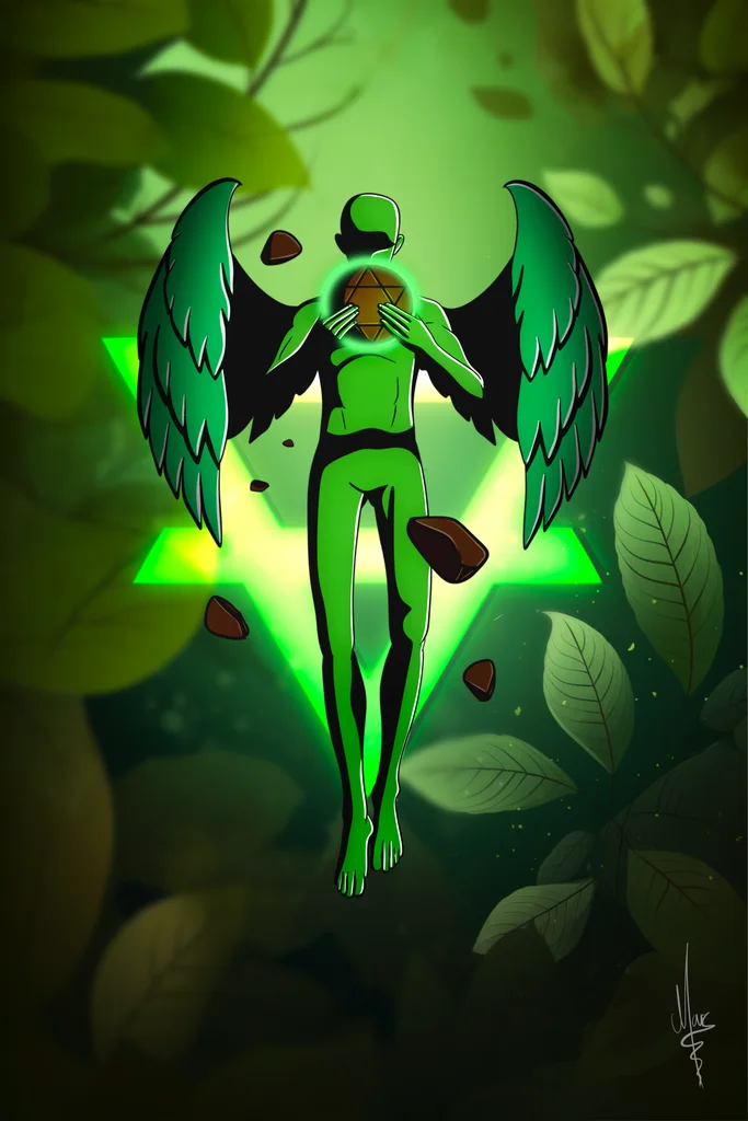 Auriel, painting by Martin Neumann