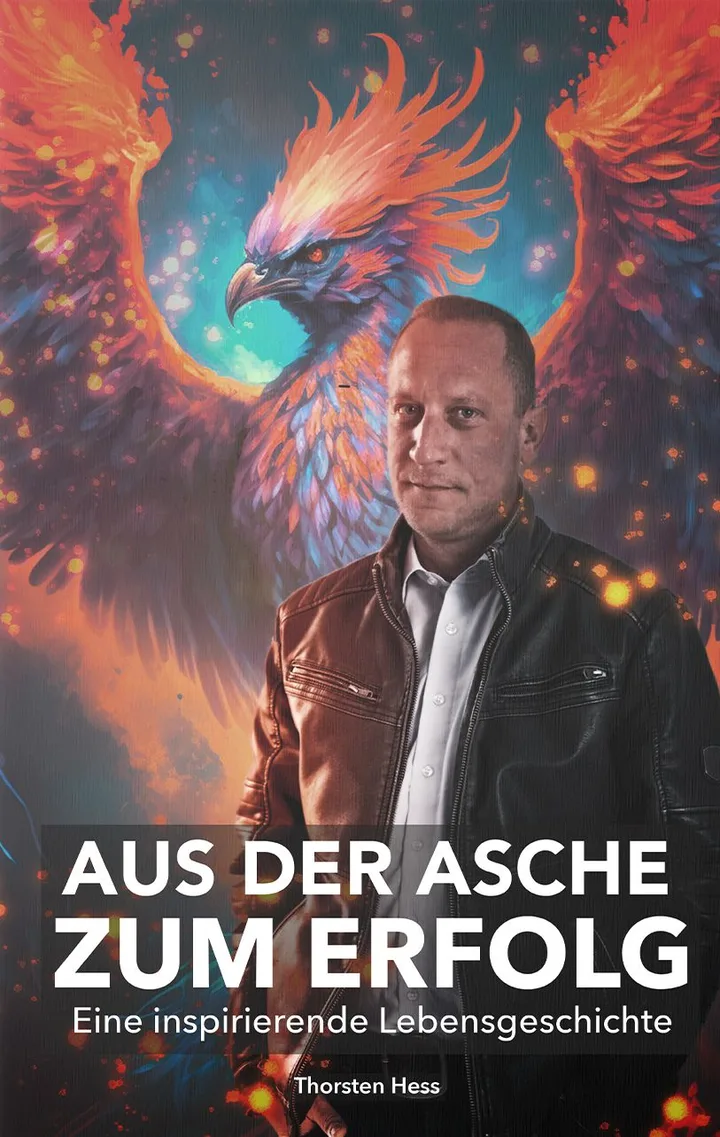 Cover of Aus der Asche zum Erfolg, cover design by Martin Neumann