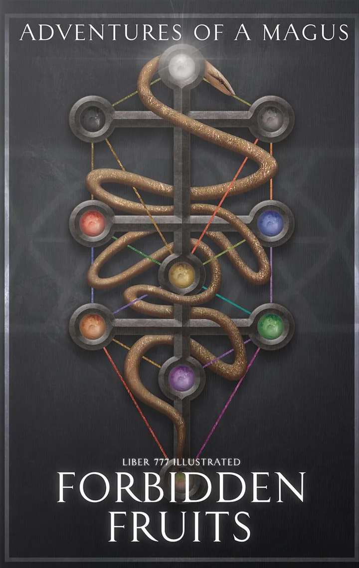 Cover of Adventures of a Magus: Forbidden Fruits, written and designed by Martin Neumann