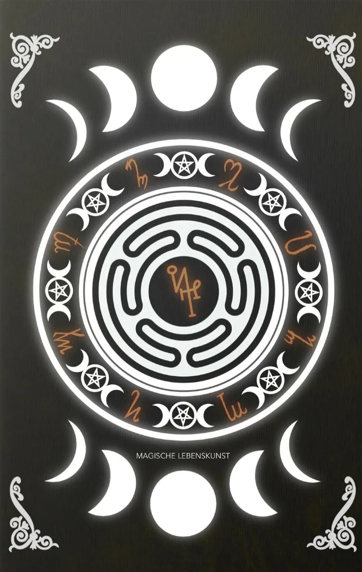 Cover of Buch der Schatten, cover design by Martin Neumann