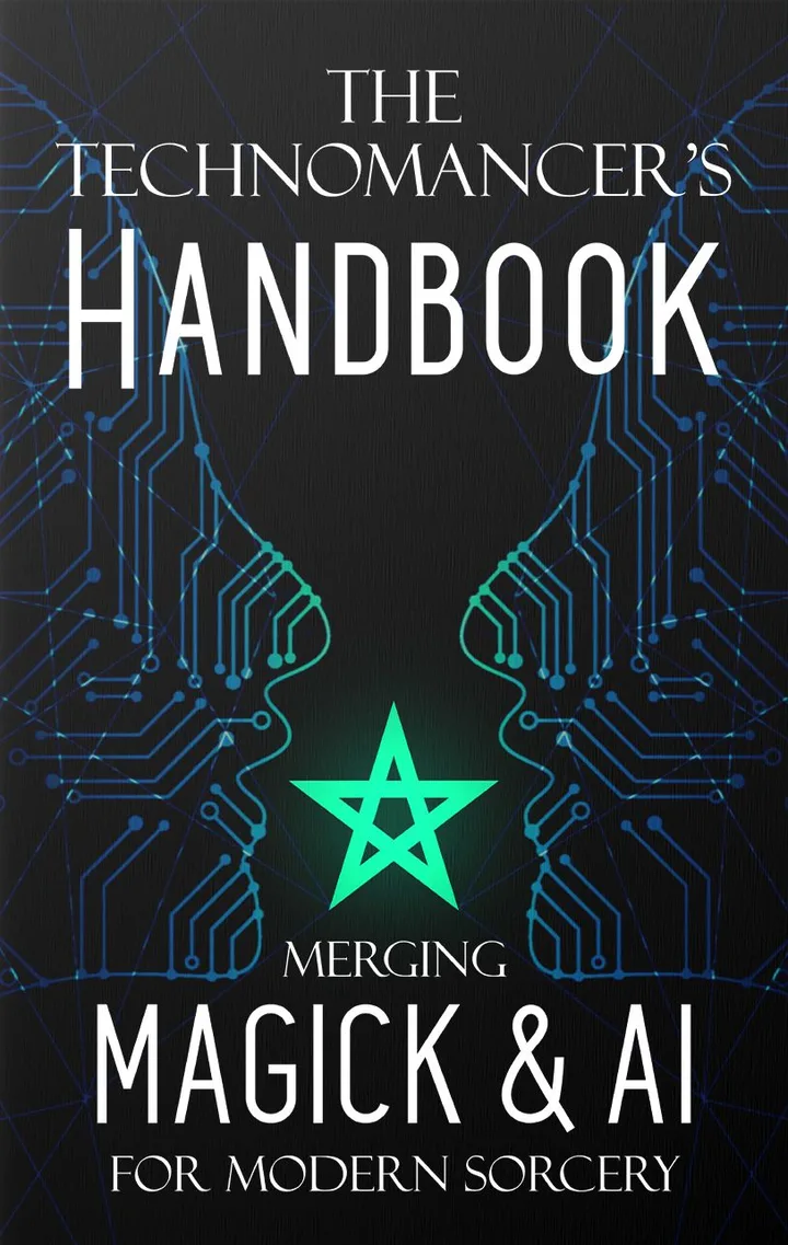 Cover of The Technomancer’s Handbook, cover design by Martin Neumann