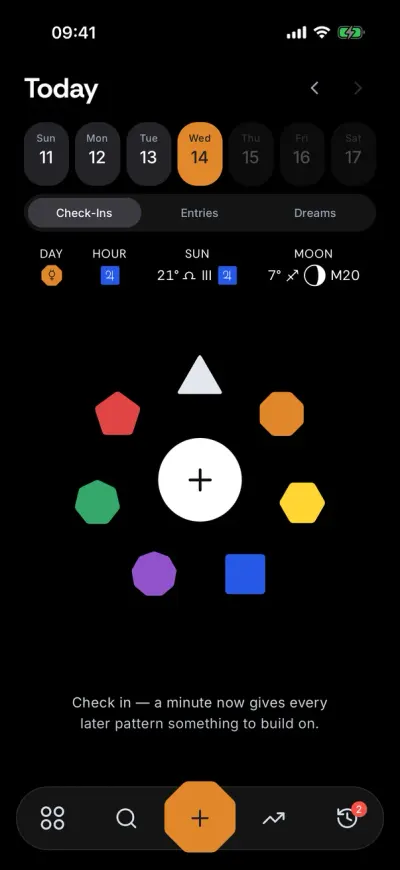 Magick Companion: Check-in: record how a working went.