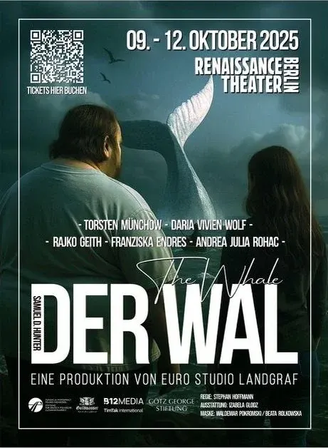 Der Wal, theatre poster for the Renaissance-Theater Berlin